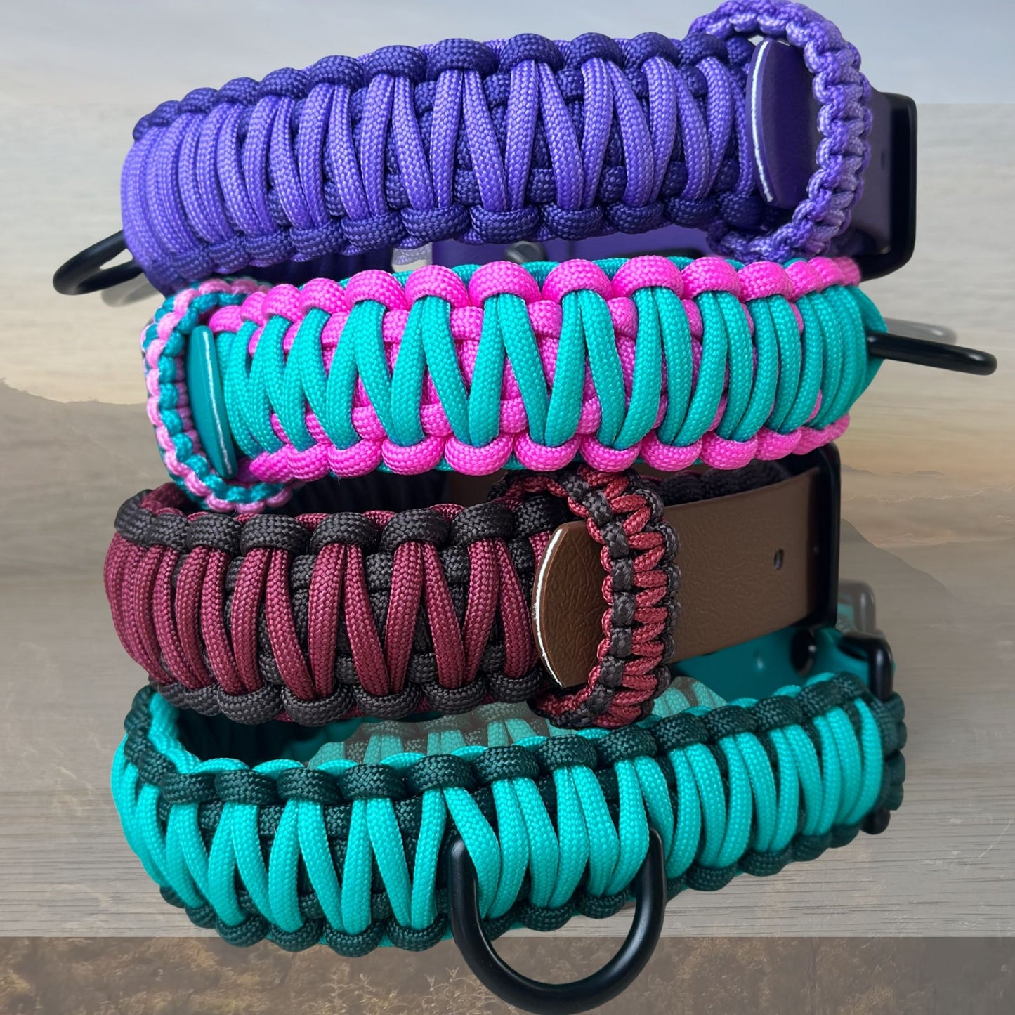 The "Classic" Paracord Belt Style Collar